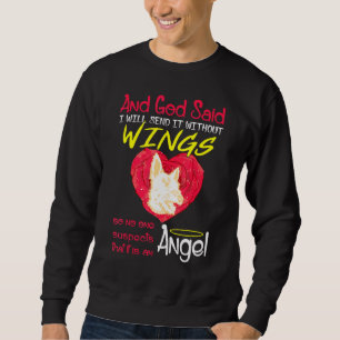 Sudadera Norwich Terrier Angel sin alas