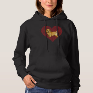 Sudadera Norwich Terrier Día de San Valentín Perro Amor Hue
