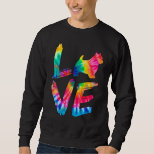 Sudadera Norwich Terrier Tie Dye Love Dog Mom