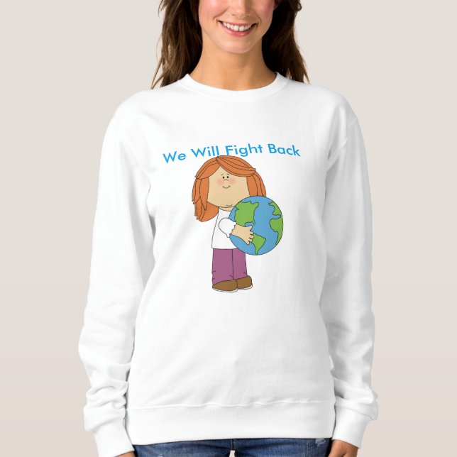 Sudadera Nos defenderemos (Anverso)