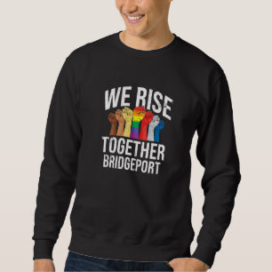 Sudadera Nos levantamos juntos Bridgeport Lgbtq Connecticut