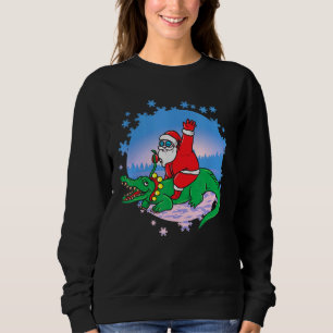 Sudadera Nos vemos después Alligador viajando por Santa
