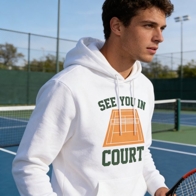 Sudadera Nos vemos en la corte (See you in court tennis hoodie)