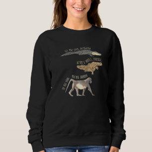 Sudadera Nos vemos luego como un cocodrilo