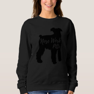 Sudadera Nose Work Pittie Terrier Dog Silhouette