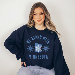 Sudadera Nosotros Apoyamos a Minnesota Contra la Protesta I