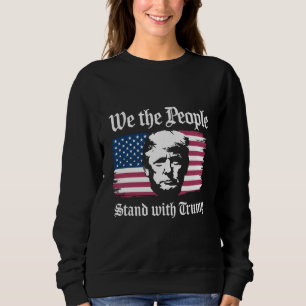 Sudadera Nosotros El Pueblo Apoyamos A Donald Trump Apoyo 2
