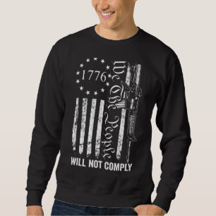 Sudadera Nosotros, el pueblo, no cumpliremos Ar15, divertid