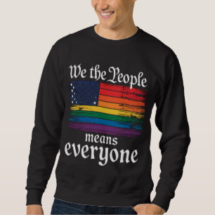 Sudadera Nosotros El Pueblo Significa Todos Bandera de EE.