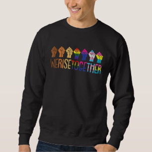 Sudadera Nosotros LGBT Q Rise Orgullo Justicia Social Igual