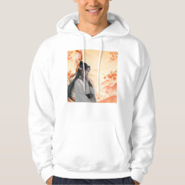 Sudadera Nostalgia de Otoño: Erudito y Hojas de Arce