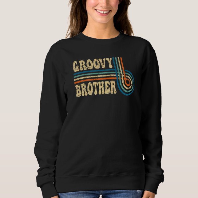 Sudadera Nostalgia estética de 1970 de Groovy Brother 70 (Anverso)