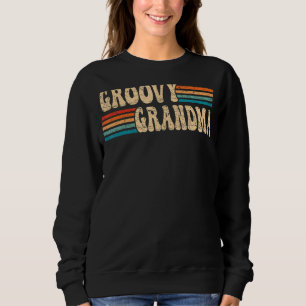 Sudadera Nostalgia estética de la abuela Groovy de los años
