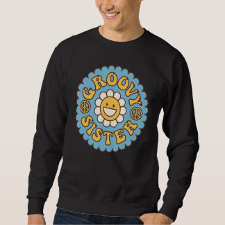 Sudadera Nostalgia estética de la hermana Groovy de los año