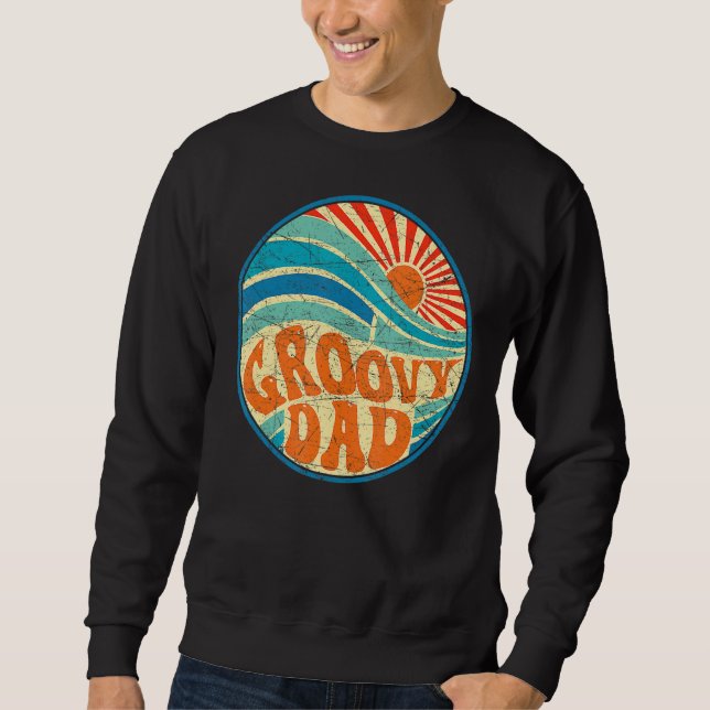 Sudadera Nostalgia estética de los años 70 de Groovy Dad Hi (Anverso)