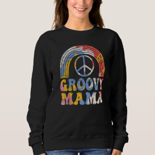 Sudadera Nostalgia estética de los años 70 de Groovy Mama R