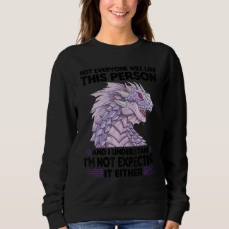 Sudadera not everyone will like this person Introvert Drago