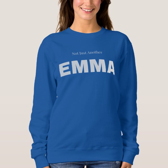 Sudadera Not Just Another EMMA (Anverso)