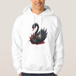 Sudadera Not Your Average Swan – Spikes, Skulls & Sass. 