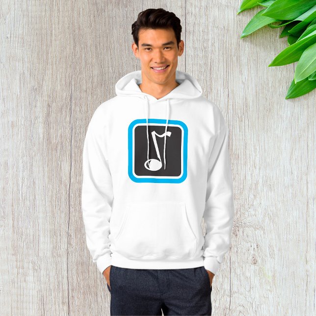 Sudadera Nota musical negrita Símbolo musical Minimalista (Subido por el creador)
