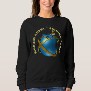 Sudadera Notario en todo el mundo del estampado del coche d