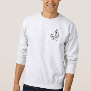 Sudadera Notas musicales con el chef trébol