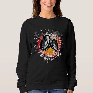 Sudadera Notas musicales impresionantes músico sonido músic