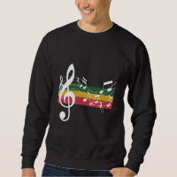 Notas musicales inspiradas en Reggae estético, jam