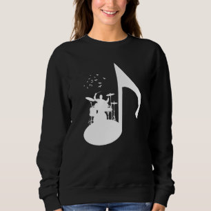 Sudadera Note Birds Drummer