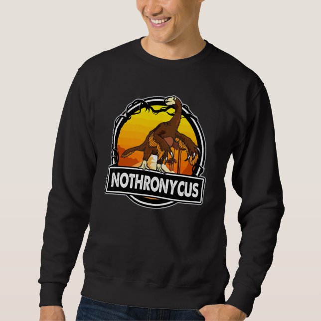 Sudadera Nothronycus Dinosaurio Dinosaurios Prehistóricos (Anverso)