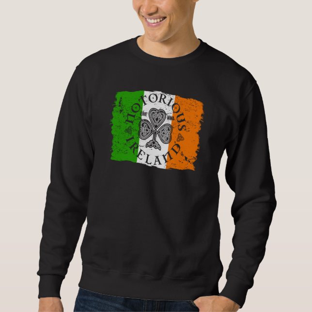 Sudadera Notorious Ireland Erie MMA (Anverso)