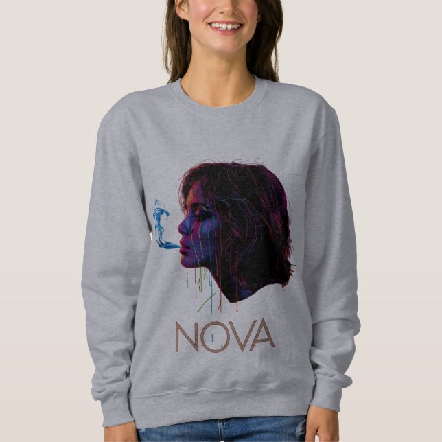 Sudadera Nova Glow Pintura Silencio (Anverso)