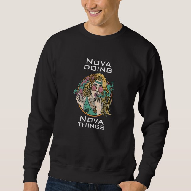 Sudadera Nova haciendo (Anverso)