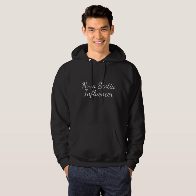 Sudadera Nova scotia Influencer Personalizar, provincia o c (Anverso completo)