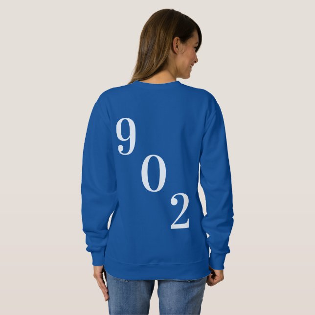 Sudadera Nova Scotia T-Shirt Nova Scotian 902 halifax rosa (Reverso completo)