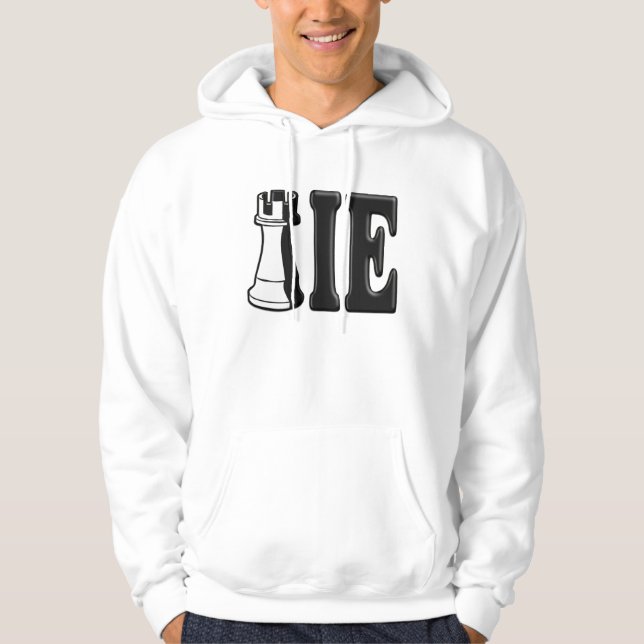 Sudadera NOVATO (pedazo de ajedrez del grajo + IE) (Anverso)
