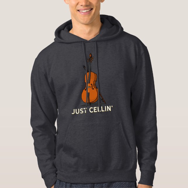 Sudadera Novedad Cellin Cellist (Anverso)
