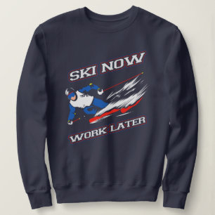 Sudadera Novedad de aficionados al esquí que trabajan más t