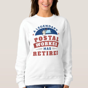 Sudadera Novedad de Jubilación de Mailman, Trabajador Posta