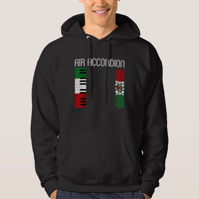 Sudadera Novedad de música de acordeón aéreo (Anverso)