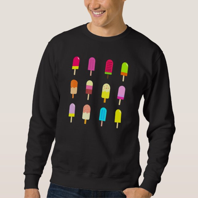 Sudadera Novedad Popsicle Fun Summer Ice Cream (Anverso)