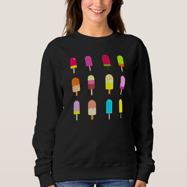 Sudadera Novedad Popsicle Fun Summer Ice Cream (Anverso)