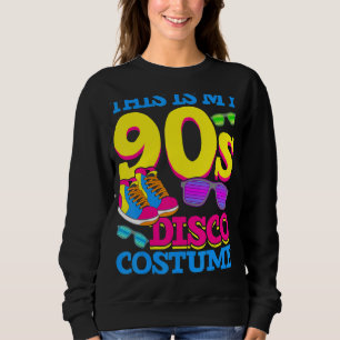 Sudadera Novedades Disco Costume Fiesta Música Retro 90