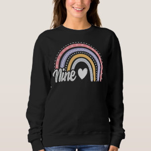 Sudadera Novena Chica de cumpleaños de nueve años de edad L
