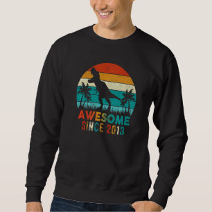 Sudadera Noveno cumpleaños Dinosaurio, niño de 9 años, mara