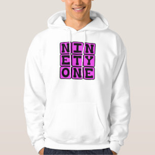 Sudadera Noventa y uno, Número 91