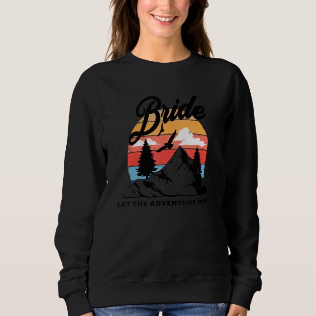 Sudadera Novia de Campamento de Despedida de Soltera Boda R (Anverso)