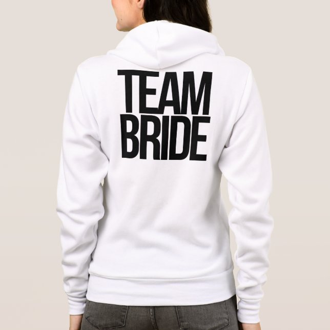 Sudadera Novia de equipo a ser (Reverso)