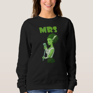 Sudadera Novia de Frankenstein Pareja Pareja de Halloween