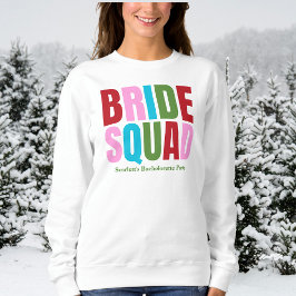 Sudadera Novia de Invierno Squad Despedida de Soltera